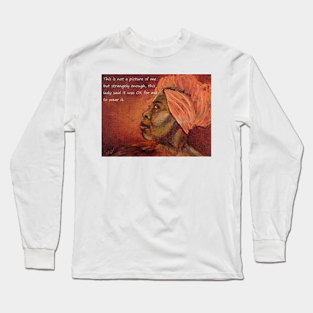 MVD Quote 9 - "This is not a picture of me..." Long Sleeve T-Shirt by mvanzant